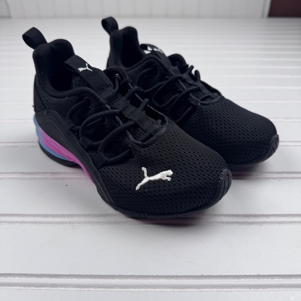 NEW Puma Toddler Girls 12 Black Axelion Sleek